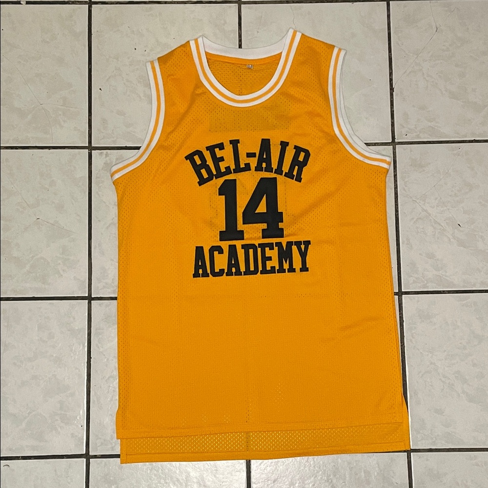 SMITH Yellow Basketball Jersey